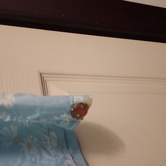 Simply Southern Size Medium Womens Light Blue With Daisies Dress - Picture 7 of 15